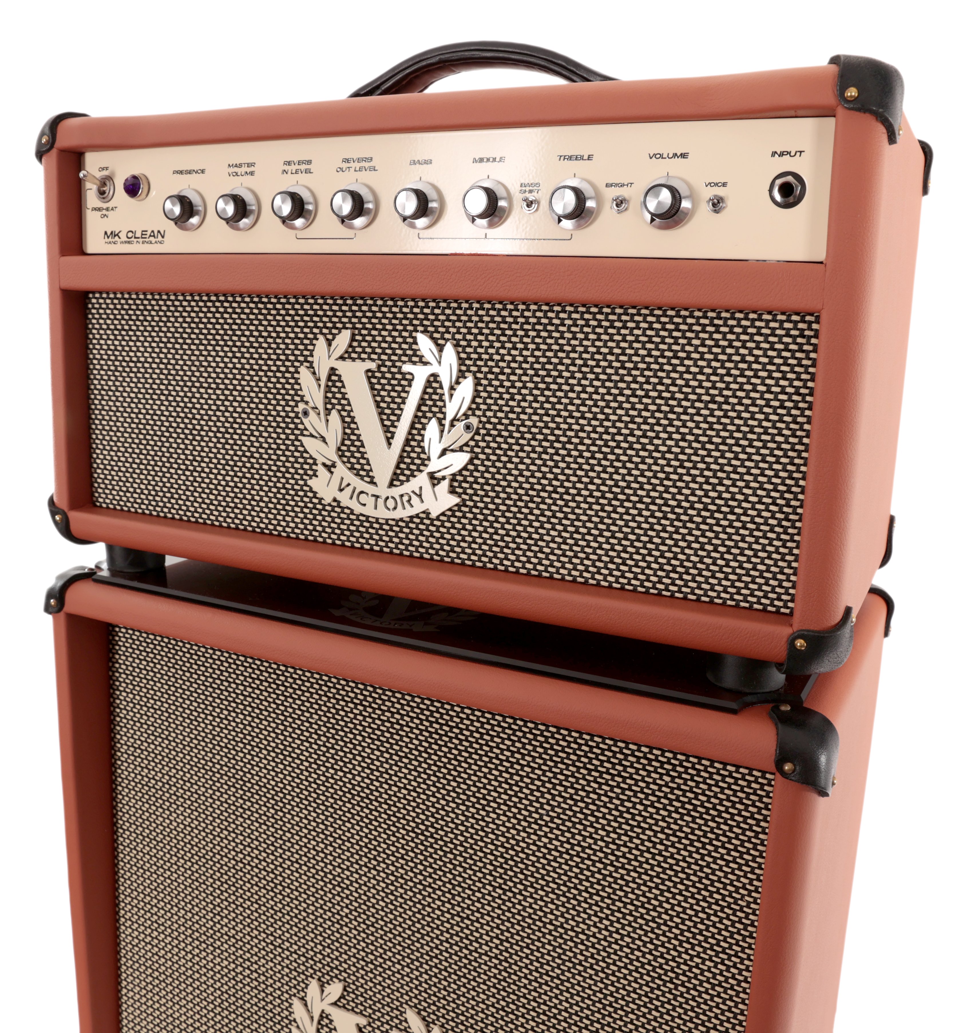 Victory MK Clean 100w Handwired Valve Amp Head and 2x12 Cab in